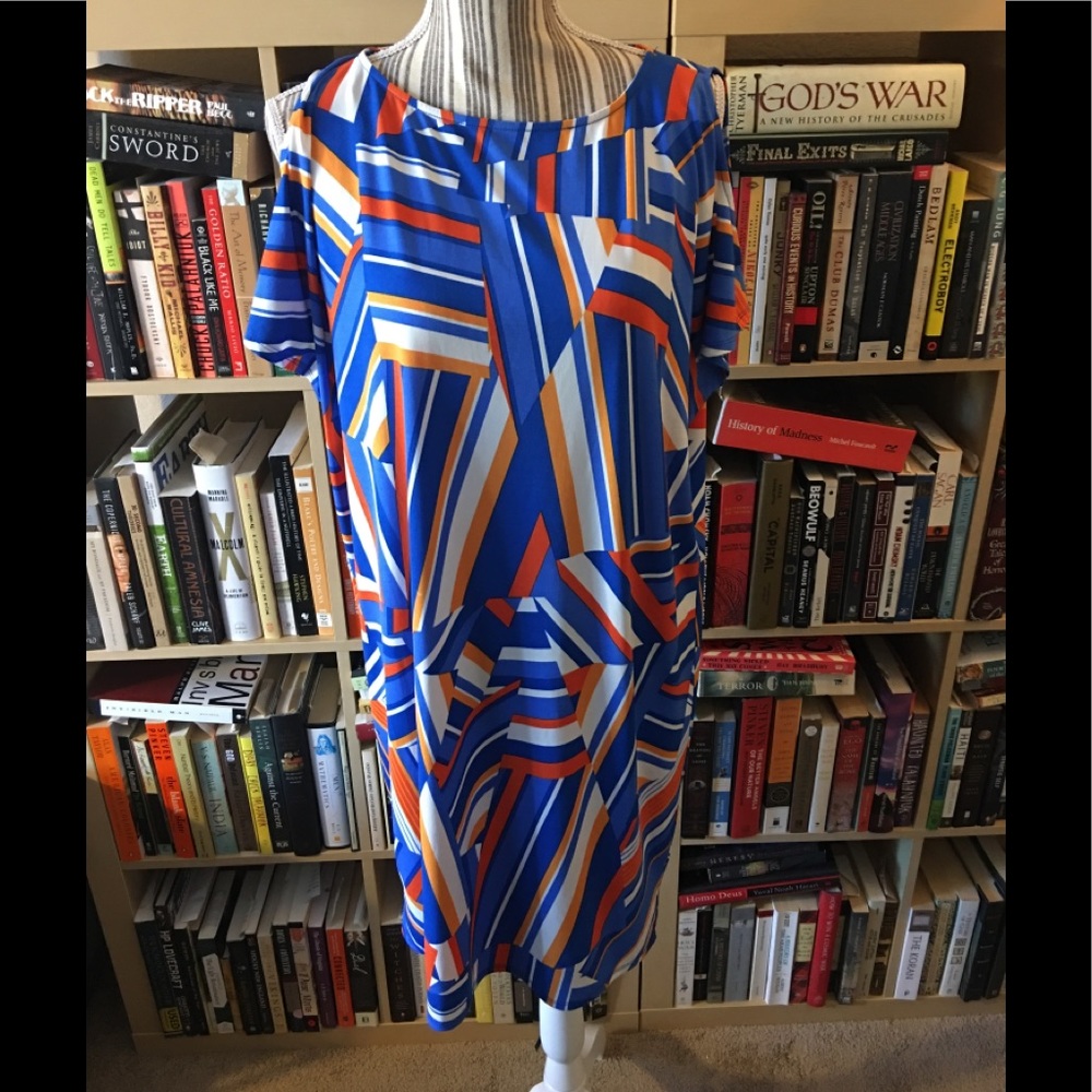 London Times geo print dress